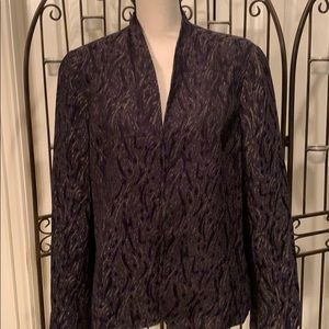 Coldwater Creek blazer with gold design